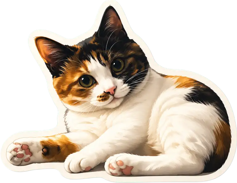 马克瑞小猫咪 冰箱贴作品